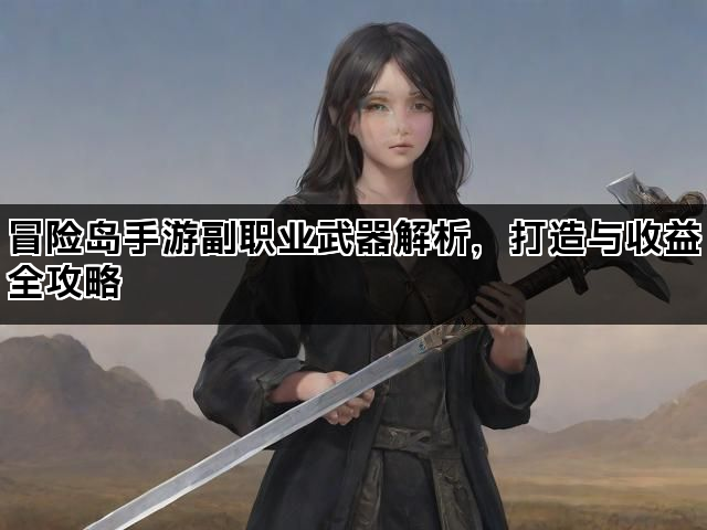 冒险岛手游副职业武器解析，打造与收益全攻略