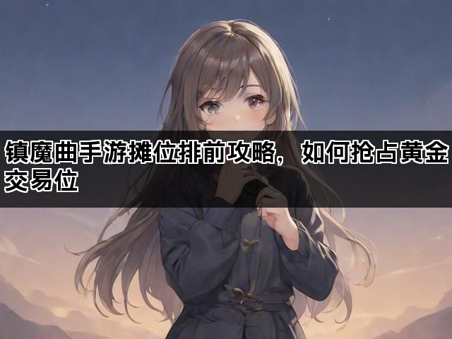 镇魔曲手游摊位排前攻略，如何抢占黄金交易位