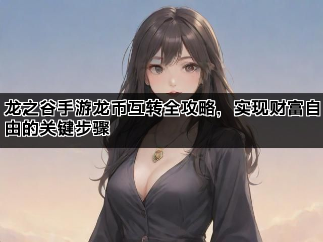 龙之谷手游龙币互转全攻略，实现财富自由的关键步骤