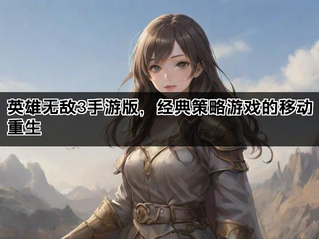 英雄无敌3手游版，经典策略游戏的移动重生
