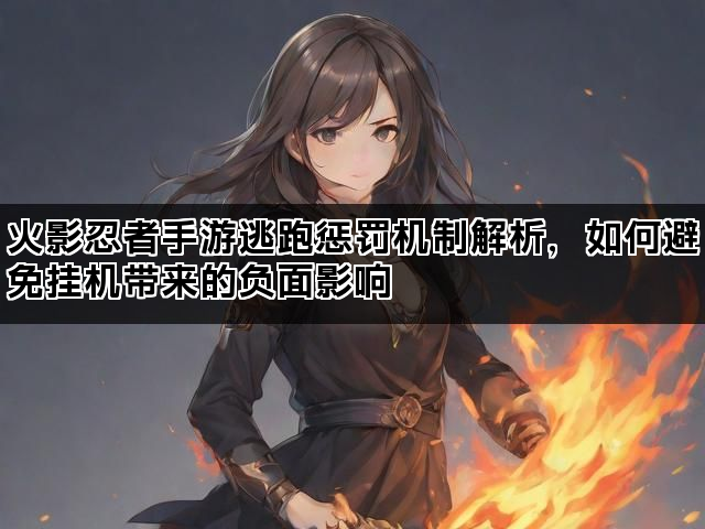 火影忍者手游逃跑惩罚机制解析，如何避免挂机带来的负面影响