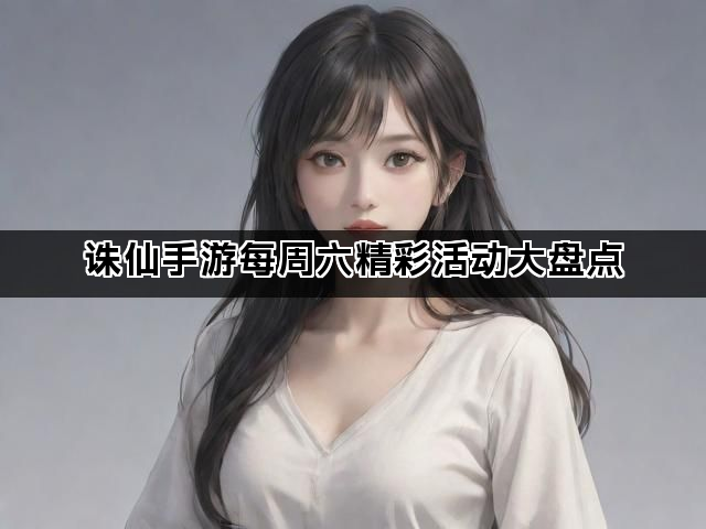 诛仙手游每周六精彩活动大盘点