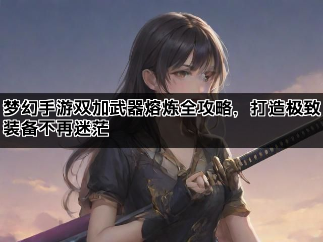 梦幻手游双加武器熔炼全攻略，打造极致装备不再迷茫