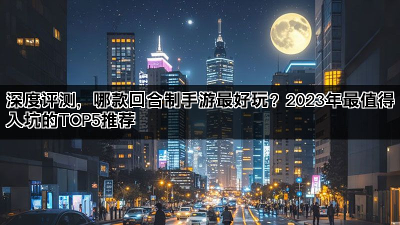 深度评测，哪款回合制手游最好玩？2023年最值得入坑的TOP5推荐