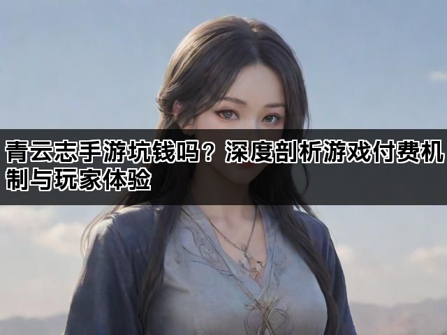 青云志手游坑钱吗？深度剖析游戏付费机制与玩家体验