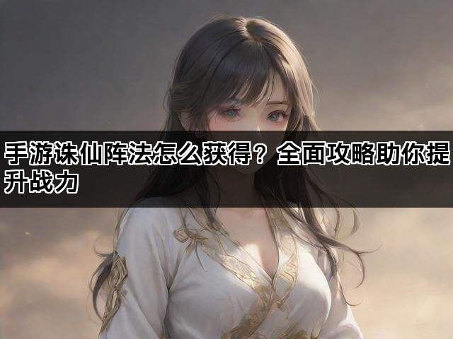 手游诛仙阵法怎么获得？全面攻略助你提升战力