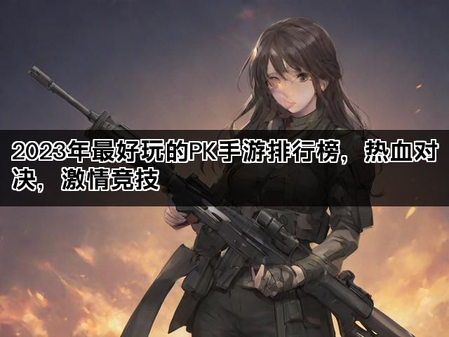2023年最好玩的PK手游排行榜，热血对决，激情竞技