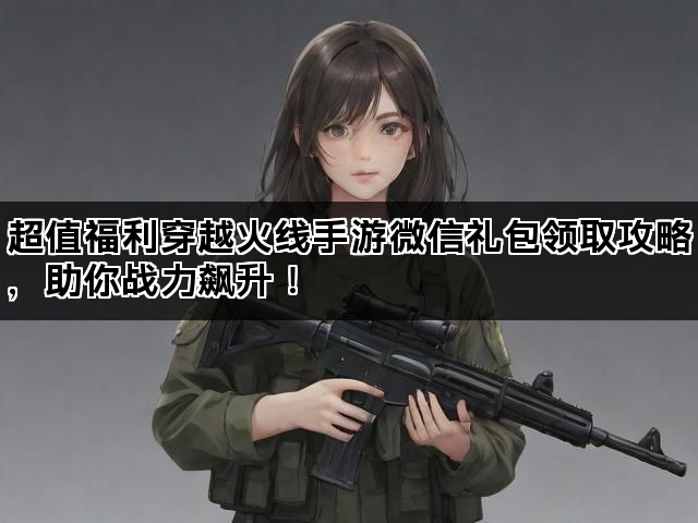 超值福利穿越火线手游微信礼包领取攻略，助你战力飙升！