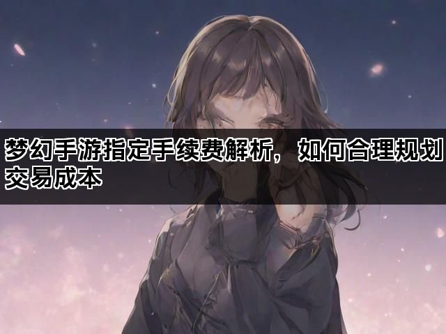 梦幻手游指定手续费解析，如何合理规划交易成本