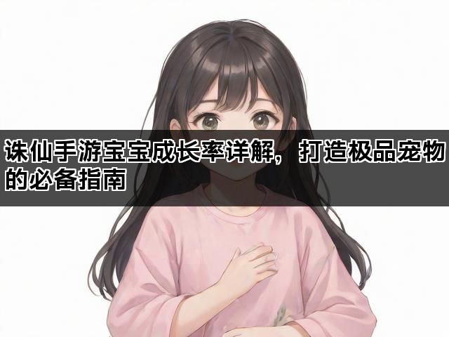 诛仙手游宝宝成长率详解，打造极品宠物的必备指南