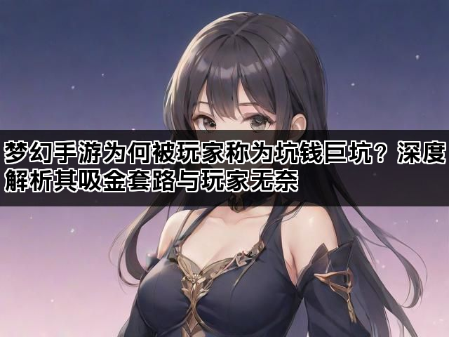 梦幻手游为何被玩家称为坑钱巨坑？深度解析其吸金套路与玩家无奈