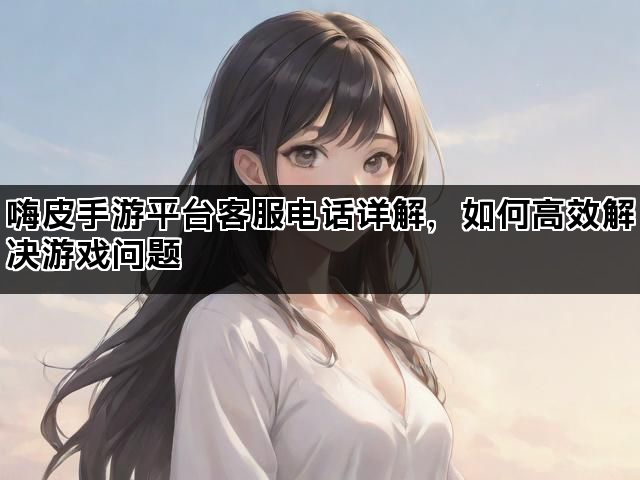 嗨皮手游平台客服电话详解，如何高效解决游戏问题