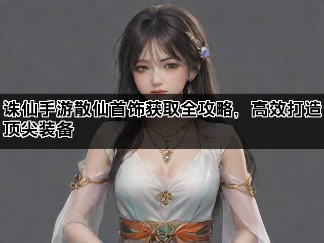 诛仙手游散仙首饰获取全攻略，高效打造顶尖装备