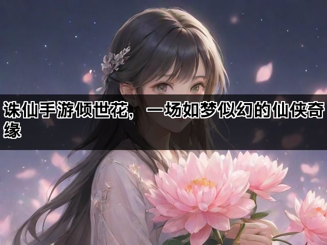 诛仙手游倾世花，一场如梦似幻的仙侠奇缘