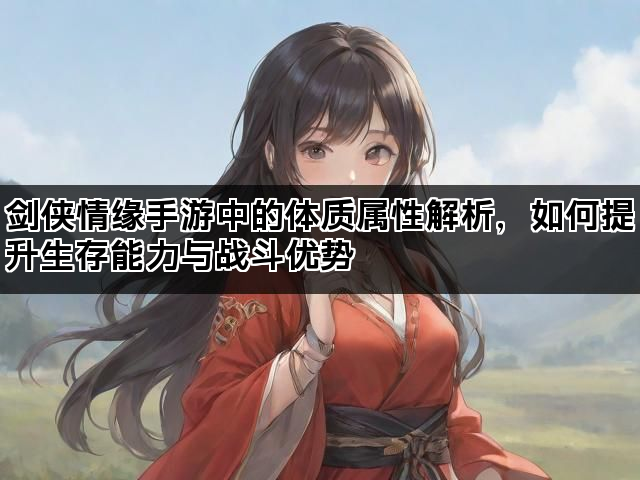 剑侠情缘手游中的体质属性解析，如何提升生存能力与战斗优势