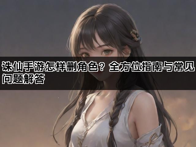 诛仙手游怎样删角色？全方位指南与常见问题解答