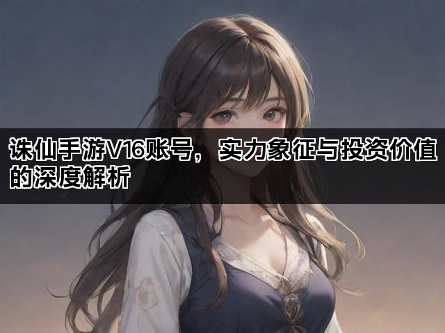 诛仙手游V16账号，实力象征与投资价值的深度解析