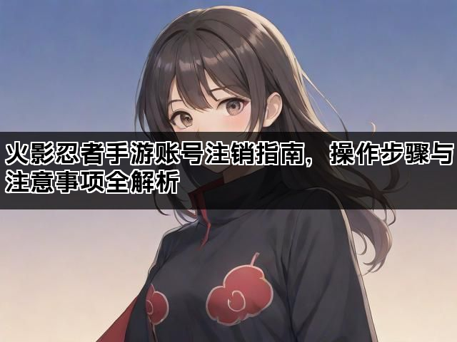 火影忍者手游账号注销指南，操作步骤与注意事项全解析