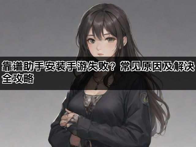 靠谱助手安装手游失败？常见原因及解决全攻略