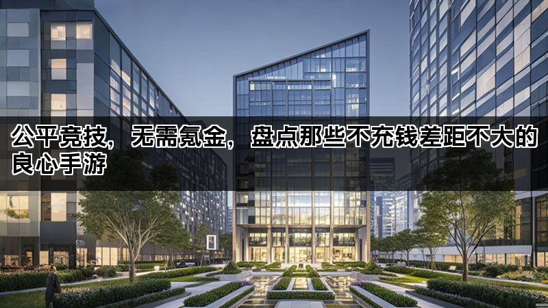 公平竞技，无需氪金，盘点那些不充钱差距不大的良心手游