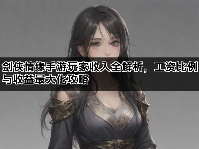 剑侠情缘手游玩家收入全解析，工资比例与收益最大化攻略