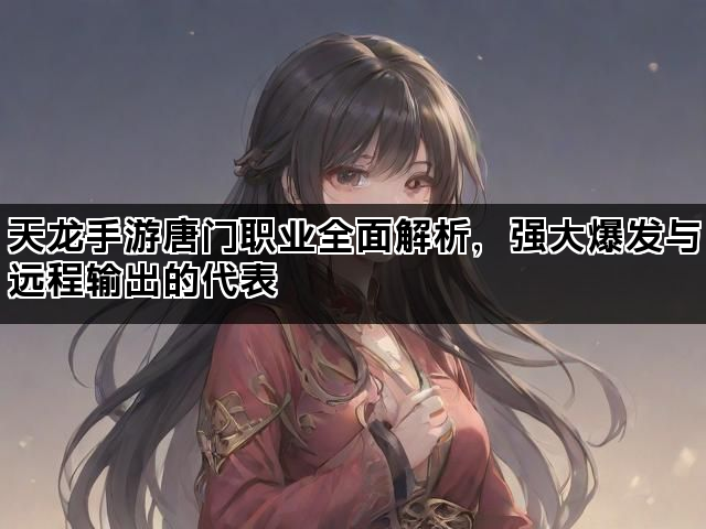天龙手游唐门职业全面解析，强大爆发与远程输出的代表