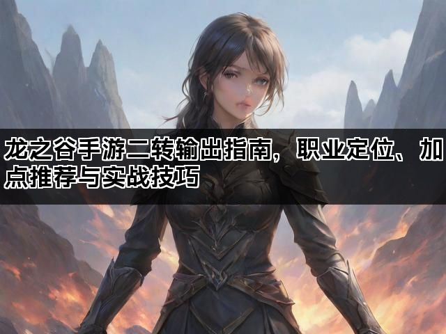 龙之谷手游二转输出指南，职业定位、加点推荐与实战技巧