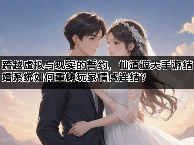 跨越虚拟与现实的誓约，仙道遮天手游结婚系统如何重铸玩家情感连结？