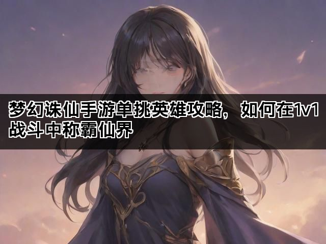 梦幻诛仙手游单挑英雄攻略，如何在1v1战斗中称霸仙界
