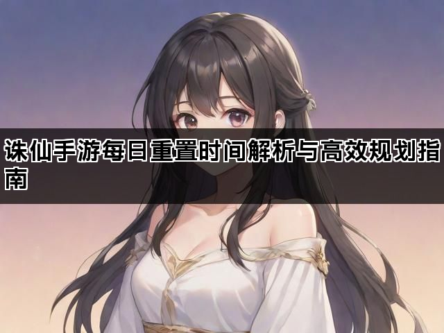 诛仙手游每日重置时间解析与高效规划指南