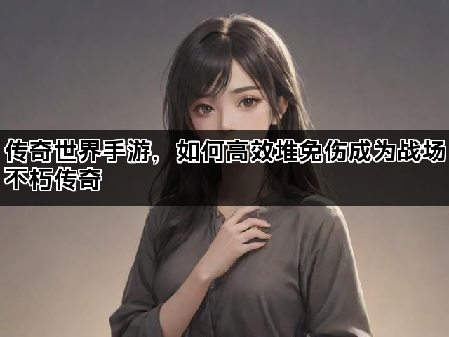 传奇世界手游,如何高效堆免伤成为战场不朽传奇 传奇世界手游,如何高效堆免伤成为战场不朽传奇