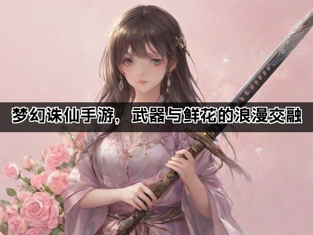 梦幻诛仙手游，武器与鲜花的浪漫交融