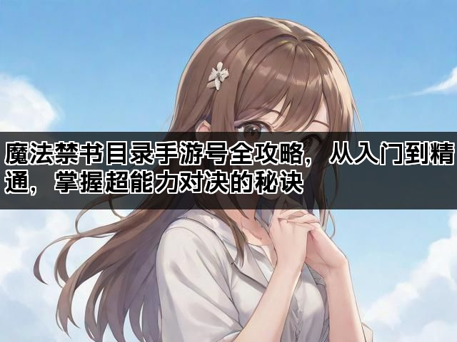 魔法禁书目录手游号全攻略,从入门到精通,掌握超能力对决的秘诀 魔法禁书目录手游号全攻略,从入门到精通,掌握超能力对决的秘诀