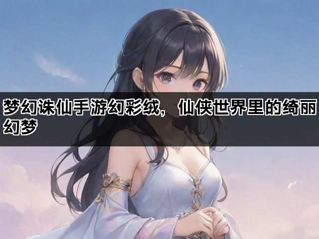 梦幻诛仙手游幻彩绒，仙侠世界里的绮丽幻梦