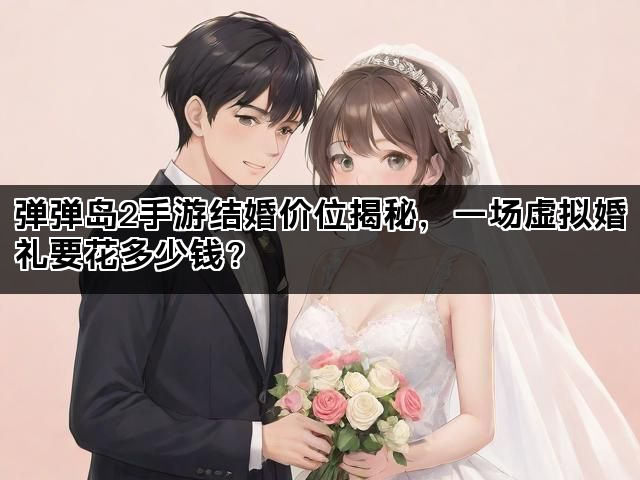 弹弹岛2手游结婚价位揭秘，一场虚拟婚礼要花多少钱？