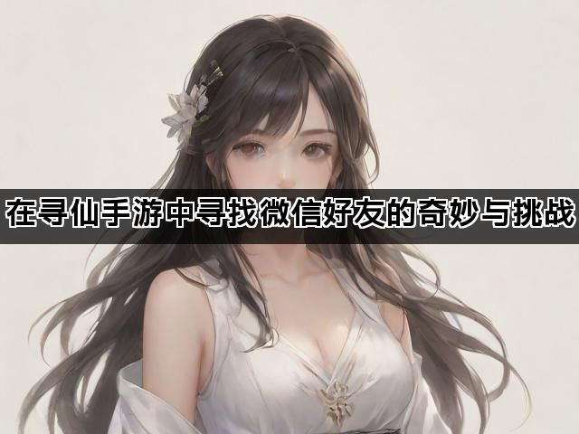 在寻仙手游中寻找微信好友的奇妙与挑战