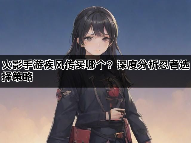 火影手游疾风传买哪个？深度分析忍者选择策略