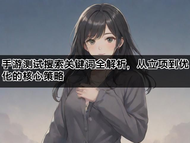 手游测试搜索关键词全解析,从立项到优化的核心策略 手游测试搜索关键词全解析,从立项到优化的核心策略