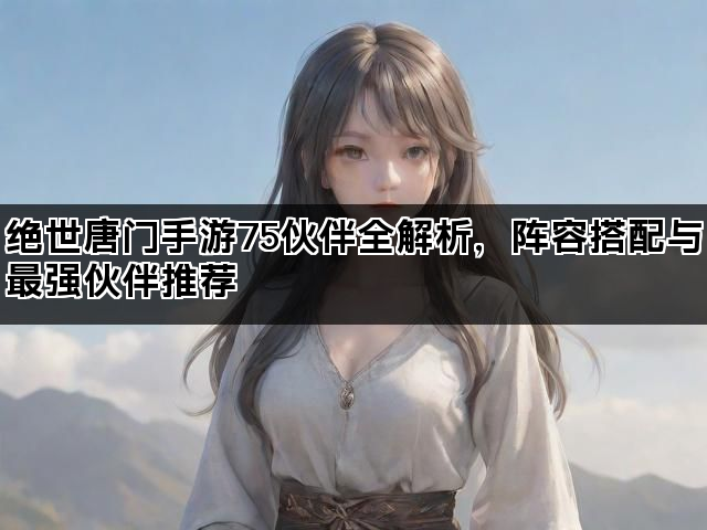 绝世唐门手游75伙伴全解析，阵容搭配与最强伙伴推荐