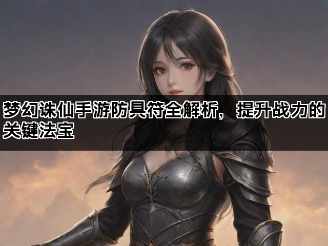 梦幻诛仙手游防具符全解析，提升战力的关键法宝
