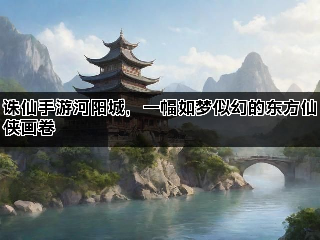 诛仙手游河阳城，一幅如梦似幻的东方仙侠画卷