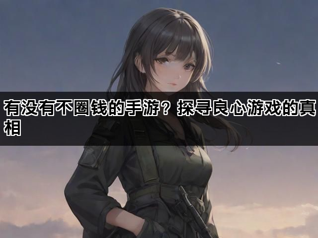有没有不圈钱的手游？探寻良心游戏的真相