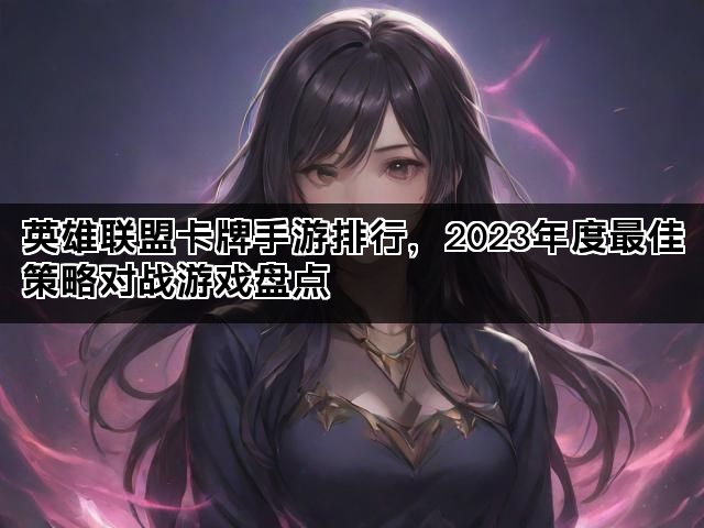 英雄联盟卡牌手游排行，2023年度最佳策略对战游戏盘点