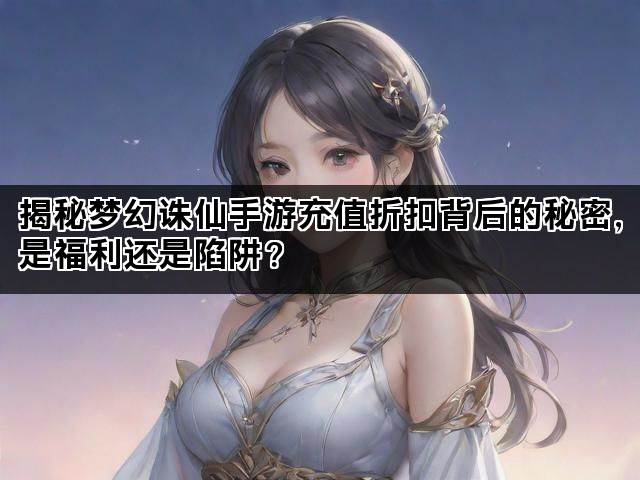 揭秘梦幻诛仙手游充值折扣背后的秘密，是福利还是陷阱？
