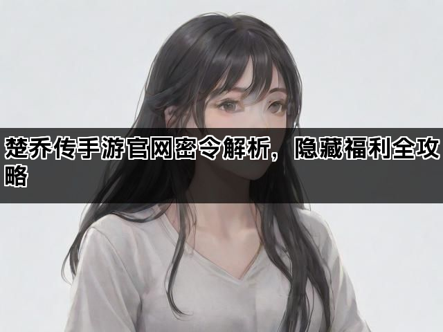 楚乔传手游官网密令解析，隐藏福利全攻略