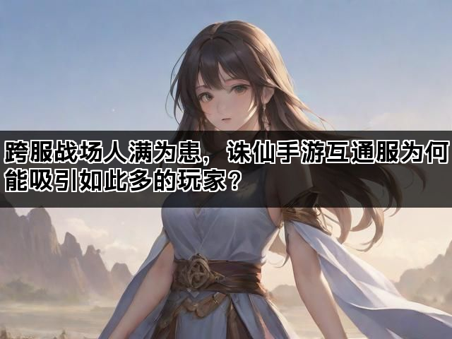 跨服战场人满为患，诛仙手游互通服为何能吸引如此多的玩家？