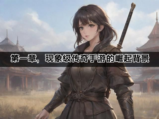 第一章，现象级传奇手游的崛起背景