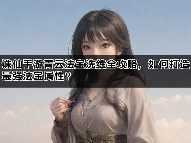 诛仙手游青云法宝洗练全攻略，如何打造最强法宝属性？