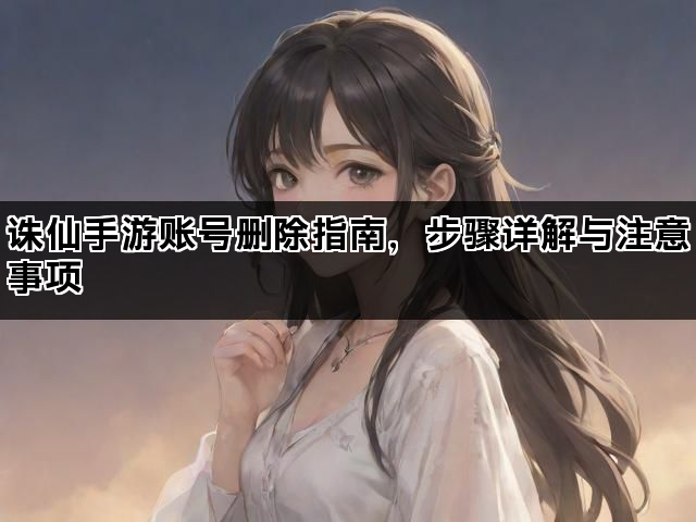 诛仙手游账号删除指南，步骤详解与注意事项