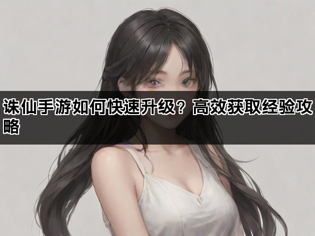 诛仙手游如何快速升级？高效获取经验攻略